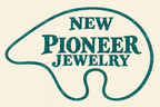 New Pioneer Jewelry vintage turquoise outline bear logo